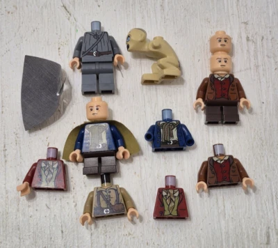 Lego Señor de los Anillos LOTR Minifigura Piezas Lote Hobbits Frodo Pippin Gandalf Foto 1 de 4