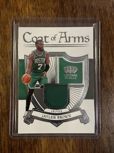 2022-23 Panini Crown Royale Coat Of Arms Jaylen Brown Patch Celtics #COA-JYB - Picture 1 of 2