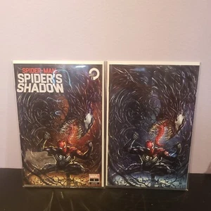 Spider-Man: Spider's Shadow 1 Set Alan Quan Variants Trade & Virgin Raw - Picture 1 of 5