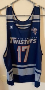 Atlantic Sportswear New England Twisters Blue Boys Basketball Jersey Size XL - Picture 1 of 5