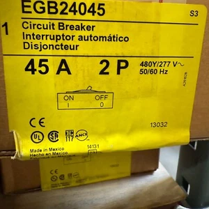 SQUARE D EGB24045 BREAKER 2POLE 45A 480/277V NEW IN BOX READY TO SHIP - Picture 1 of 1