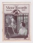 VINTAGE NEW VICTOR  RECORDS SEPT 1921 MONTHLY ADVERTISING BROCHURE DREAM OF LOVE