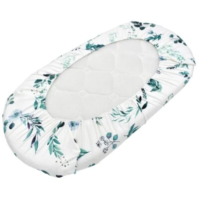 Baby Moses Basket Sheet Printing Bedding Protector Crib Pad Cover - Imagem 1 de 4