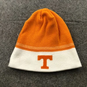 Tennessee Volunteers Beanie Skull Cap Toboggan Orange Power T Embroidered Adidas - Picture 1 of 9