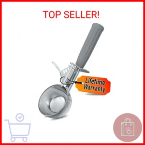 4 oz Ice Cream Scoop with Trigger Release #8 – Stainless Steel Versatile Tool fo - Picture 1 of 2