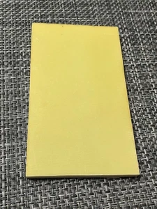 Vintage Yellow Phenolic Micarta Sheet 1/2” × 4-1/2” × 8” (1A-6) - Picture 1 of 1