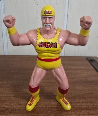 Figura de acción de goma Hulk Hogan Vintage 1994 WCW O.S.F.T.M Foto 1 de 4