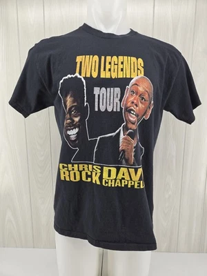 Camiseta Dave Chappelle Para Hombre Grande Negra Chris Rock Tour Gráfica Manga Corta Foto 1 de 4