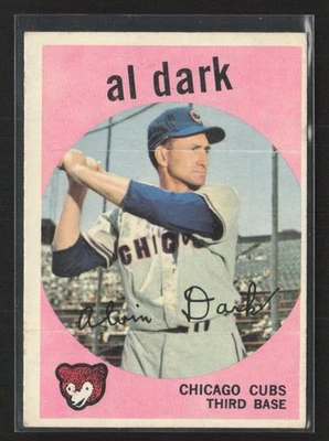 1959 Topps #502 Al Dark - ¡Ex/Ex+ Set Break! Foto 1 de 2