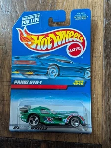 1998 Vintage Hot Wheels Mainline/Collector #1040 PANOZ GTR-1 Green w/Chrome 3 Sp - Picture 1 of 2