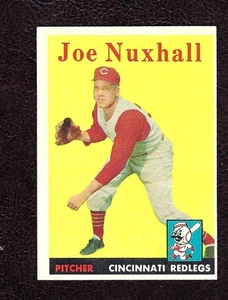 1958 Topps Baseballkarte #63 Joe Nuxhall, Cincinnati Reds, EX! - Bild 1 von 2