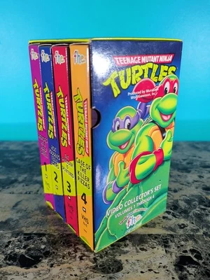 Original Owner Teenage Mutant Ninja Turtles VHS Collection Cartoons 1-4 TMNT  - Image 1 of 4