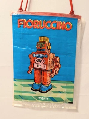 Vintage 1970's Fiorucci Fioruccino Outer Space Robot Shopping Bag - Image 1 of 4
