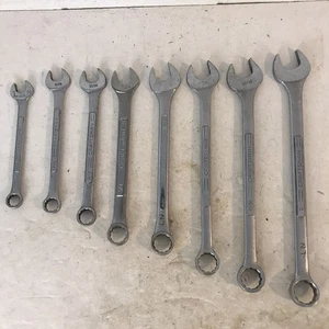 Craftsman 8 Piece Combination Wrench Set SAE 9/16” to 1" and S & K 13/16" - Picture 1 of 5