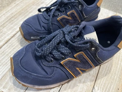 Zapatillas New Balance 574 Niños Niños Talla 13 Medianas Azul Beige Cierre con Cordones Foto 1 de 4