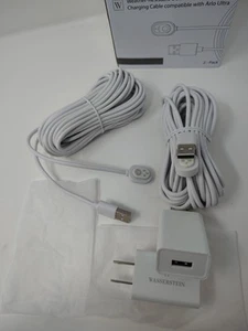 Arlo Outdoor Magnetisches Ladekabel 2 Stück 25 Fuß Wasserstein Witterungsbeständig - Bild 1 von 3