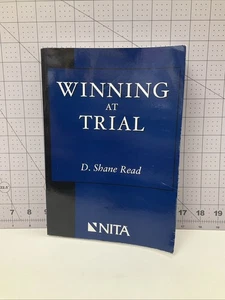 Winning at Trial NITA Paperback Attorney Lawyer Book by Read D. Shane  Good - Picture 1 of 9