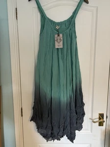 BNWT LABEL LAB Dip Dyed Swing Dress. Size 14 cost £70 - Picture 1 of 5