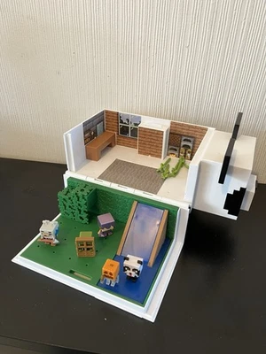 Minecraft Mob Head Minis Panda Playhouse Playset With Figures - Image 1 of 4
