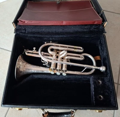 Corneta Cornet Profesional GETZEN ETERNA EC5317 Mod.800S Plata B - Imagen 1 de 4