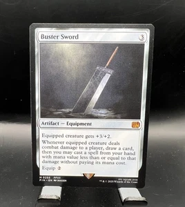 Buster Sword M 0255 Artifact Final Fantasy Mtg Near Mint Regular - Picture 1 of 2