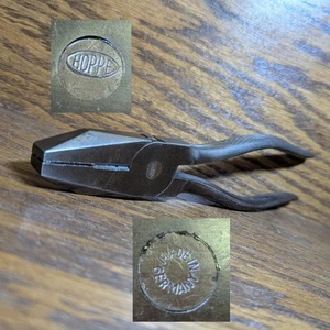 Vintage Hoppe Linesman Pliers – Rare Tool Brand – Quality Made In Germany - Read - Bild 1 von 18