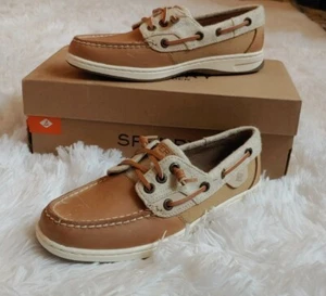 Sperry Women's Rosefish Wool Linen Memory Foam Boat Shoes NEW Sz 5 - Picture 1 of 3