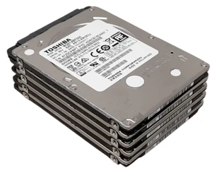 Lot de 5 disques durs Toshiba MQ01ABF050 7 mm 500 Go 5400 tr/min Sata 2,5" - Photo 1/4