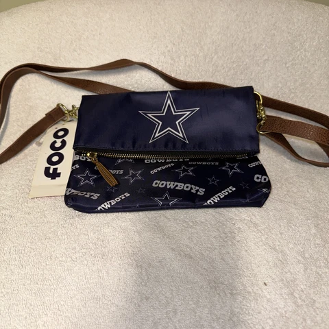 NFL Football Womens Dallas Cowboys Printed Collection Fold over Purse Cover