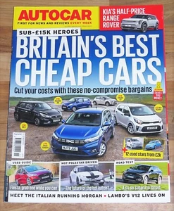 Autocar 15 Mar 2023 - BRITAIN'S CHEAPEST CARS - MORGAN FEATURE -BUY USED VEYRON - Picture 1 of 3