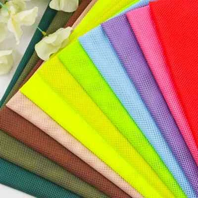 Diamant Mesh Stoff Low Stretch Polyester Sport Kleidung DIY Handwerk Soft Plain - Bild 1 von 4