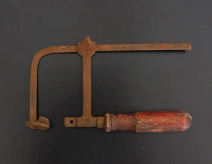 Vintage Coping verstellbare Hand kleine Metallschneiden Bügelsäge  - Bild 1 von 5