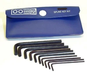 GENUINE MADE IN THE USA 10 PC. BRISTOL WRENCH SET FOR AIRCRAFT AVIONICS - Bild 1 von 1