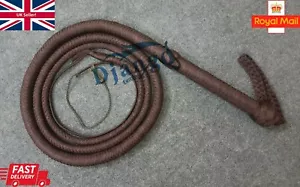 Látigo de 8 pies 12 trenzas Paracord nailon resistente granja Bullwhip fácil fuerte para agrietarse - Imagen 1 de 10