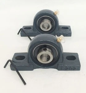 (2 piezas) Rodamiento de bloque de almohada de 5/8" con carcasa UCP202-10 base sólida P202 - Imagen 1 de 7