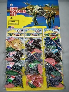 Vintage 80's / 90's Toy Soldiers THE SOLDIER SET Old Shop Stock on Display 1/72 - Picture 1 of 6