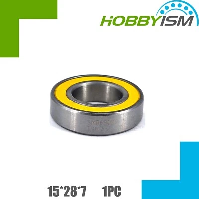 JAULA DE NYLON 15x28 x7 mm híbrida cerámica amarilla S6902 ABEC-5 61902 Foto 1 de 4