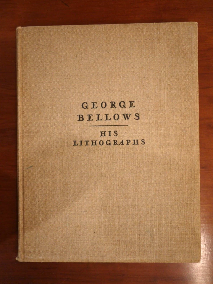 George Bellows. His Lithographs. Vintage Catalogue Raisonne by Thos. Beer (1928) - Image 1 of 1