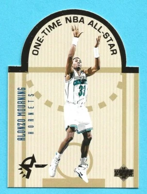 ALONZO MOURNING 1993-94 Upper Deck SE Die Cut All-Stars #E2 Hornets - Image 1 of 2