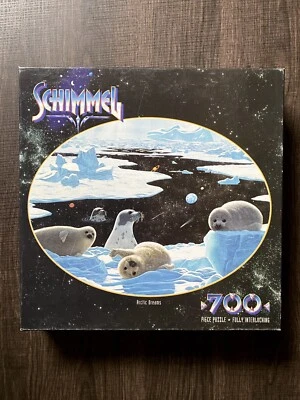 Vintage Schimmel : Artic Dreams 700 Piece Puzzle Milton Bradley Sealed - Image 1 of 4