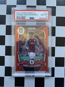 2021-22 Panini Prizm Premier League RC Carney Chukwuemeka Red /199 PSA 10 - Bild 1 von 2