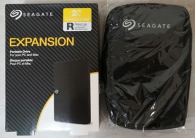 Seagate 2TB Eternal Hard Drive PC Mac Portable Drive USB 3.0 NEW - Image 1 of 4