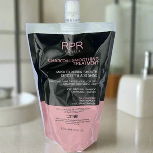 RPR Charcoal Smoothing Treatment 500ml Repair Smooth Detoxify Add Shine - Picture 1 of 2