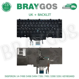 Für Dell Inspiron 14-7490 5498 5494 7391 7491 5390 5391 UK Tastatur & - Bild 1 von 3