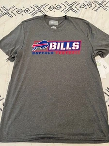 NWT Gray NFL Team Apparel Buffalo Bills Shirt Mens Large. - Picture 1 of 3