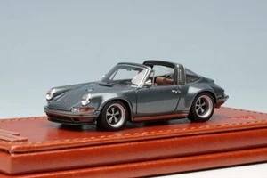 Make Up Titan 64 1/64 TM002B Porsche Singer 911 964 Targa Gun Metallic New 1:64 - Picture 1 of 12
