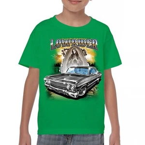 Original Lowrider Youth T-shirt Mexican-American LA Classic Cali Latino Kids - Picture 1 of 50