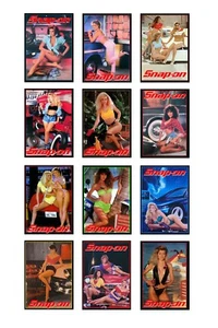 1:25 G scale model Snap On Tools garage auto shop pin up posters signs - Picture 1 of 1
