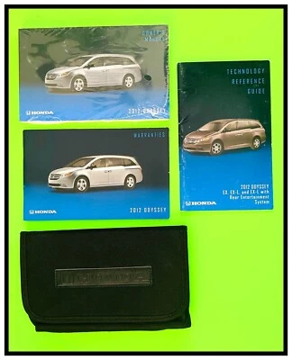 Honda Odyssey 2012 OEM manuales del propietario con estuche de viaje de fábrica Honda como nuevo Foto 1 de 4