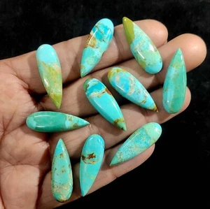Cabujón lágrima suelta piedra preciosa turquesa mohave azul natural de Arizona - Imagen 1 de 10